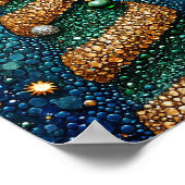 Christbaumkunst Poster (Ecke)