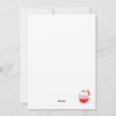 Christbaumpuppe. Fügen Sie Funtasy hinzu. Feiertagskarte (Rückseite)