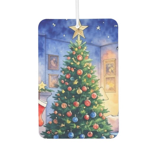 Christbaumschmuck Autolufterfrischer (Vorderseite)