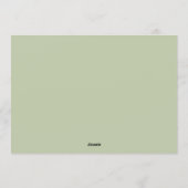 Christbaumschmuck Einladung (Rückseite)