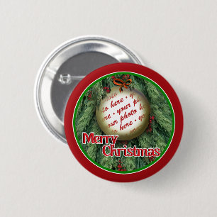 Christbaumschmuck-Fotobild Button