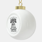 Christbaumschmuck Keramik Kugel-Ornament (Rechts)