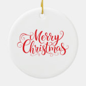 Christbaumschmuck Keramik Ornament (Hinten)