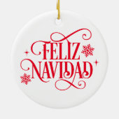 Christbaumschmuck Keramik Ornament (Hinten)