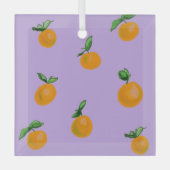 Christbaumschmuck Ornament Aus Glas (Vorderseite)