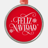 Christbaumschmuck Ornament Aus Metall (Vorne)
