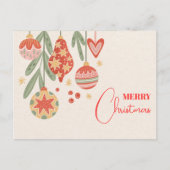 Christbaumschmuck Postkarte (Vorderseite)