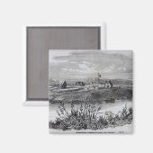 Christchurch, Canterbury Colony, Neuseeland Magnet (Vorderseite/Rückseite)