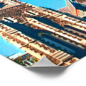 Christchurch Cathedral Neuseeland Reise Poster (Ecke)