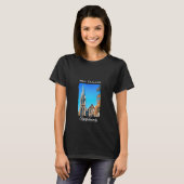 Christchurch Cathedral Neuseeland Reise T-Shirt (Vorne ganz)