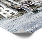 ChristChurch Cathedral, New Zealand Poster (Ecke)