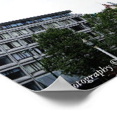 ChristChurch Cathedral, New Zealand Poster (Ecke)