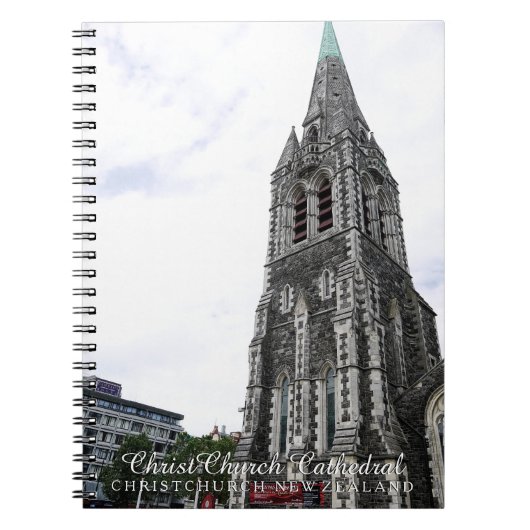 Christchurch Church | Historisches Neuseeland Notizblock (Vorderseite)