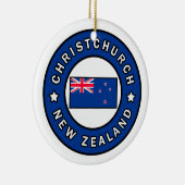 Christchurch Neuseeland Keramik Ornament (Rechts)