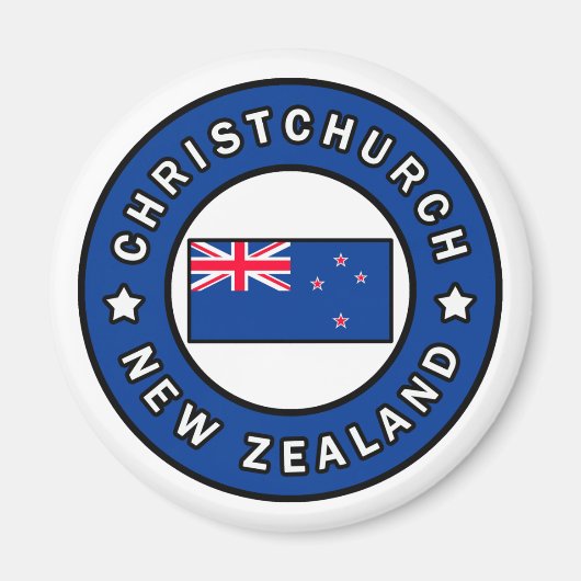 Christchurch Neuseeland Magnet (Vorne)