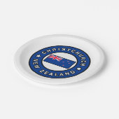 Christchurch Neuseeland Pappteller (Schrägansicht)