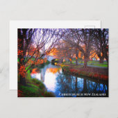 Christchurch Neuseeland Postkarte (Vorne/Hinten)