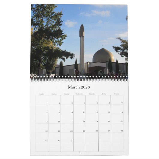 Christchurch nz 2026 kalender (Mär 2026)