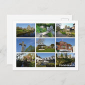 Christchurch Postkarte (Vorne/Hinten)