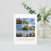 Christchurch Postkarte (Stehend Vorderseite)