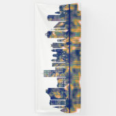 Christchurch Skyline Banner (Vertikal)