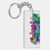 Christchurch Skyline Schlüsselanhänger (Vorderseite links)