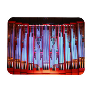 Christchurch Town Hall Orgel Magnet