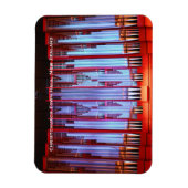 Christchurch Town Hall Orgel Magnet (Vertikal)