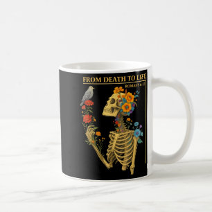 Christcore Gothic Glaube Vintagecore Bibel Römer 6 Kaffeetasse