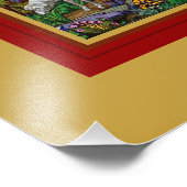CHRISTE, DIE GUTE SCHEPHERHERDE MOSAIK FOTODRUCK (Ecke)