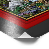 CHRISTE, DIE GUTE SCHEPHERHERDE MOSAIK FOTODRUCK (Ecke)