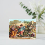 Christeintrag in Postkarte (Stehend Vorderseite)