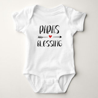 Christelijk baby romper - Papa's Blessing. Strampler