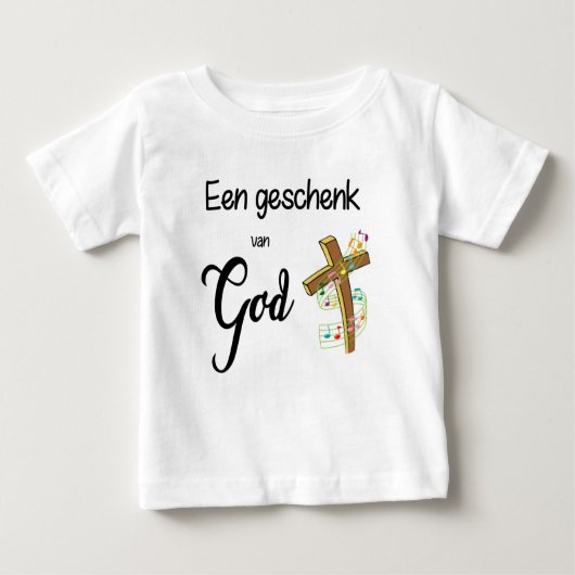 Christelijk baby Shirt - Je bent een geschenk (Vorderseite)