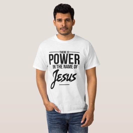 Christelijk zusammenhängender T - Shirt - Jesus is (Vorne ganz)