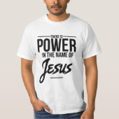 Christelijk zusammenhängender T - Shirt - Jesus is (Vorderseite)
