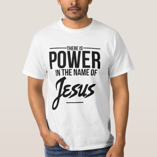 Christelijk zusammenhängender T - Shirt - Jesus is (Vorderseite)