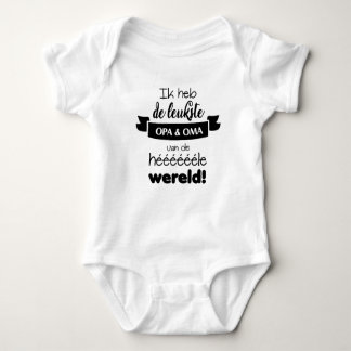 Christelijke baby romper - i Liebe opa & oma Baby Strampler