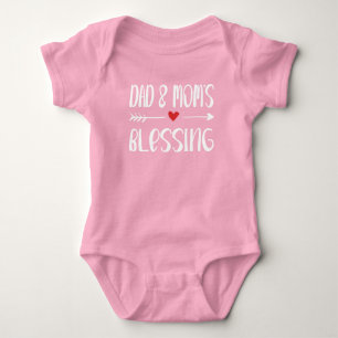 Christelijke baby Romper - Vater & Mamas Segen. Strampler