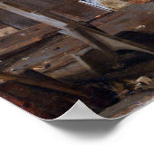 Christen Dalsgaard A Carpenter's Workshop Poster (Ecke)