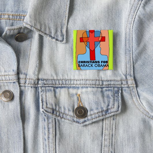 CHRISTEN FÜR BARACK OBAMA BUTTON (Beispiel)