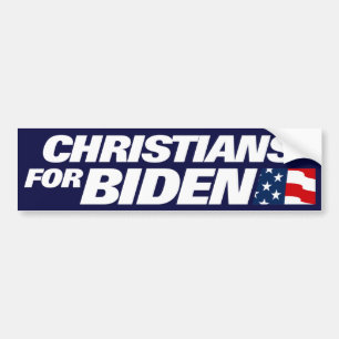 Christen für Biden 2024 Autoaufkleber