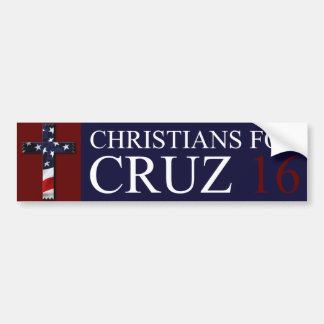 Christen für Cruz Autoaufkleber 2016