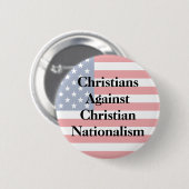 Christen gegen christlichen Nationalismus Button (Vorne & Hinten)