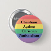 Christen gegen christlichen Nationalismus Button (Vorne & Hinten)