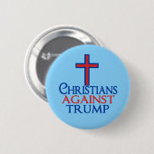 Christen gegen Trump Button (Vorne & Hinten)