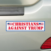 Christen gegen Trumpf Autoaufkleber (Auf Auto)