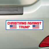 Christen gegen Trumpf Autoaufkleber (Auf Auto)