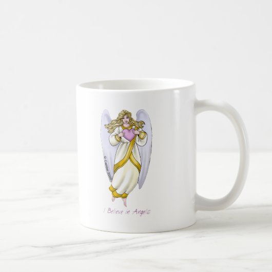 Christen glauben an Engel Kaffeetasse (Rechts)
