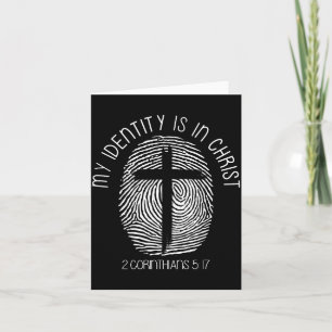 Christen Meine Identität Ist In Jesus Christus Bib Karte